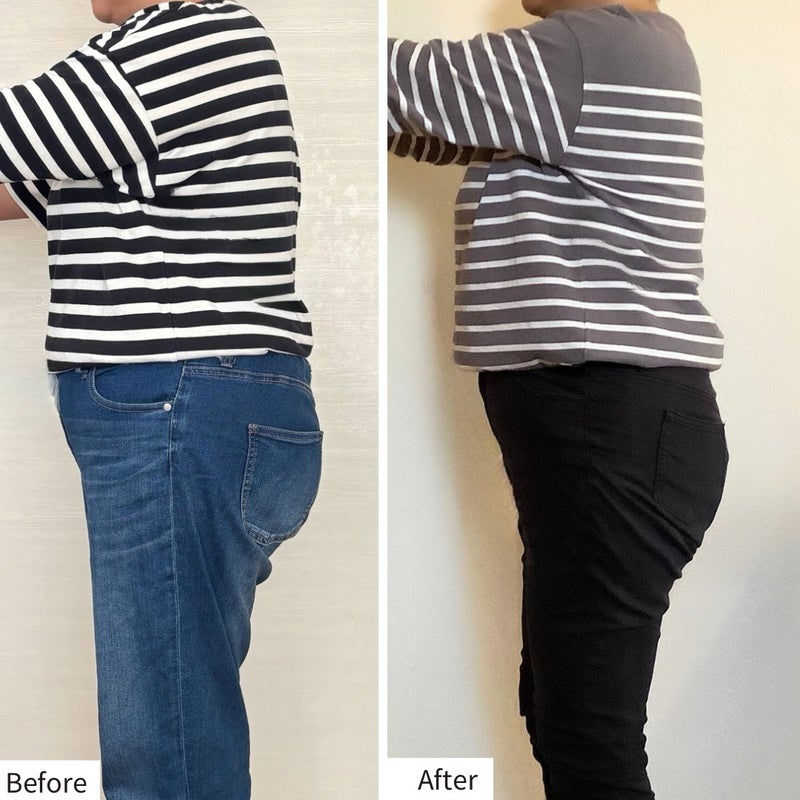 腰回りトータル25.9㎝痩せたらズボンがユルユル